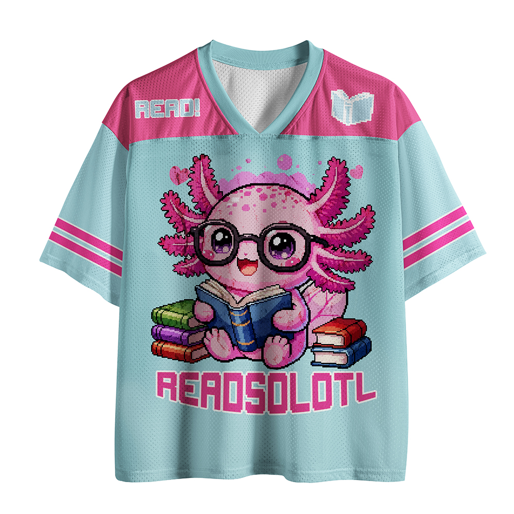Pagewings Readsalotl Unisex Mesh Jersey