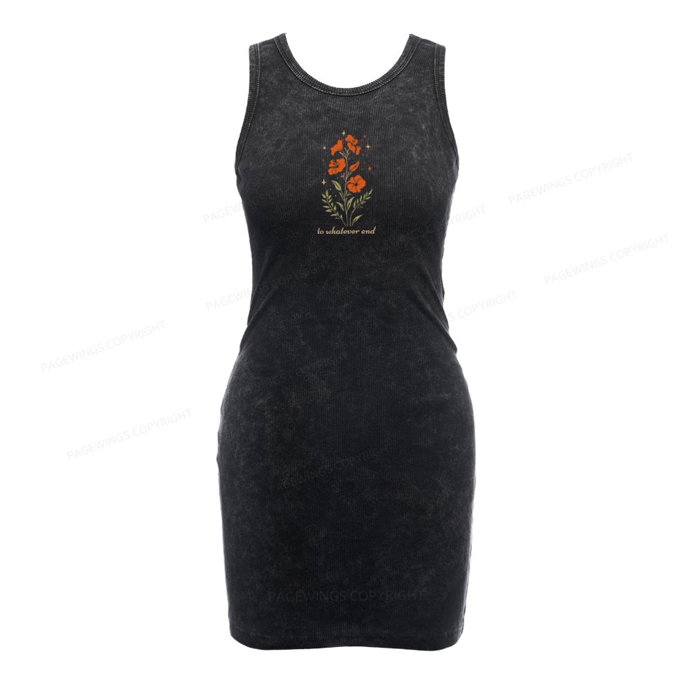 Pagewings To Whatever End Bodycon Tank Dress