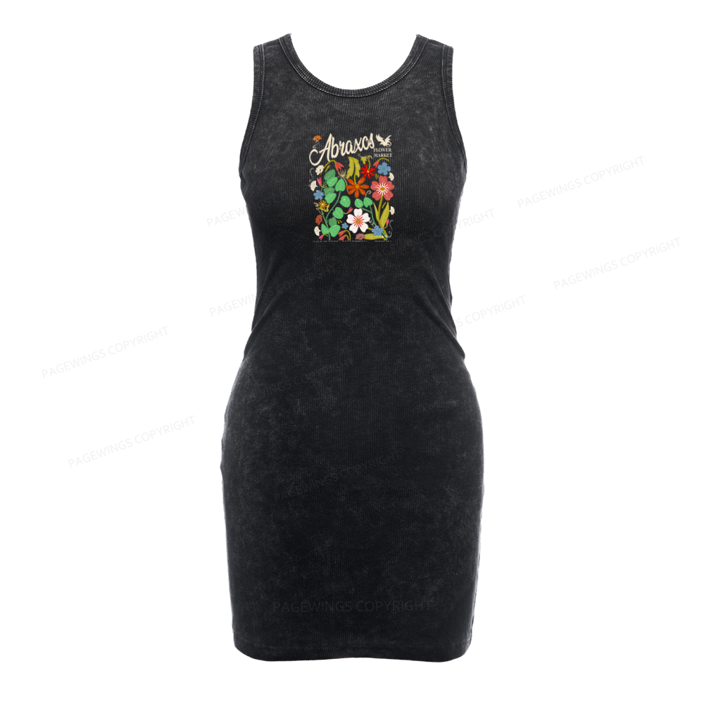 Pagewings Fantasy Books Lover Bodycon Tank Dress