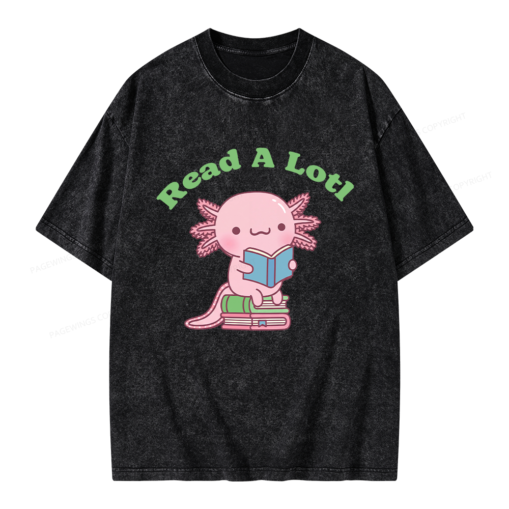 Pagewing Read A Lotl Unisex Washed T-shirt