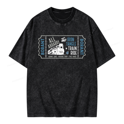Pagewing Sci Fi Books Lover Unisex Washed T-shirt