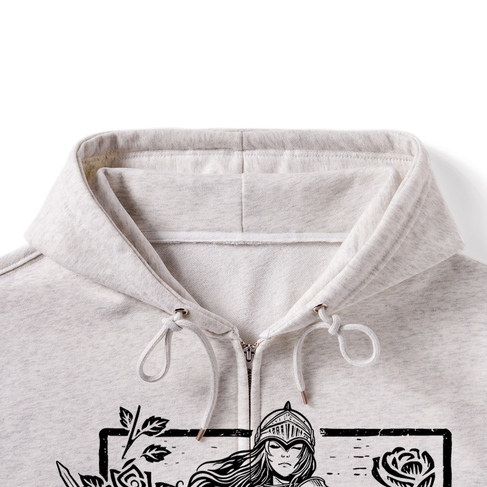 Pagewings Defend The Public Library Unisex Fleece Zip Up Hoodie