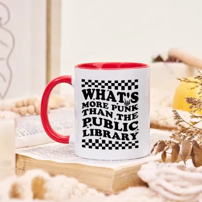 Pagewings Punk The Public Library Mug