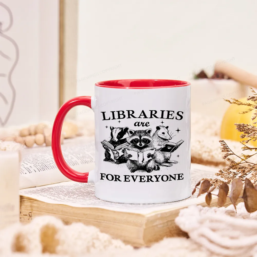 Pagewings Libraries Are For Everyone Mug