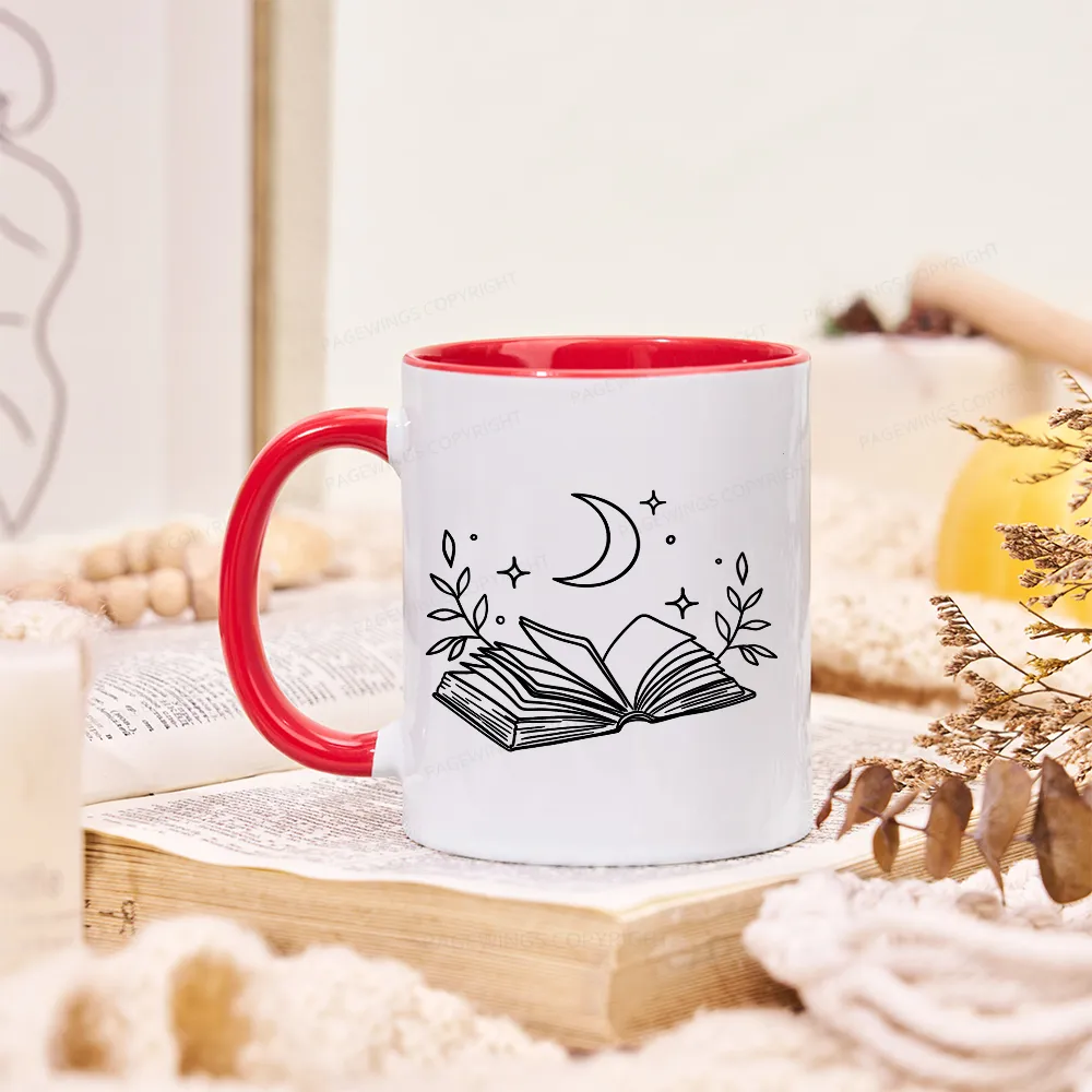 Pagewings Comfort Colors Read Books Be Kind Stay Weird Mug