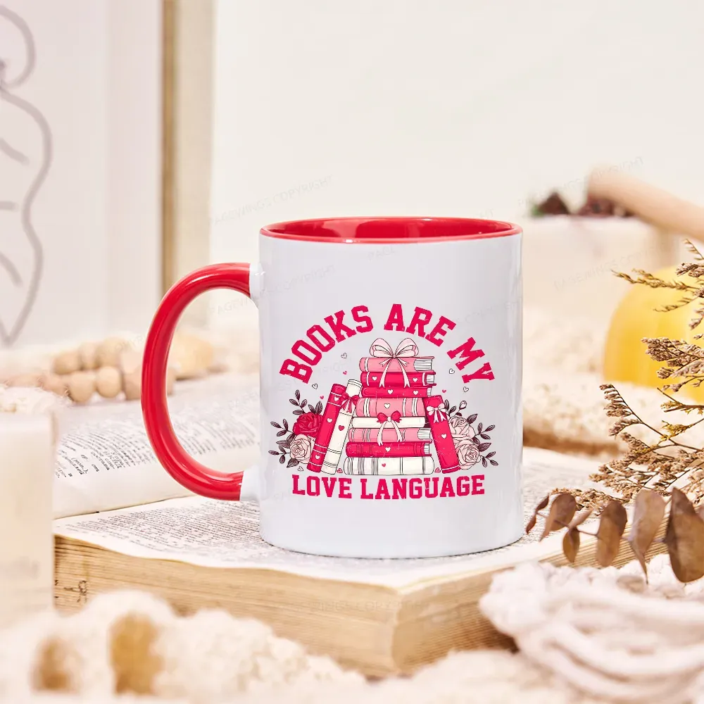 Pagewings Books Are My Love Language Mug
