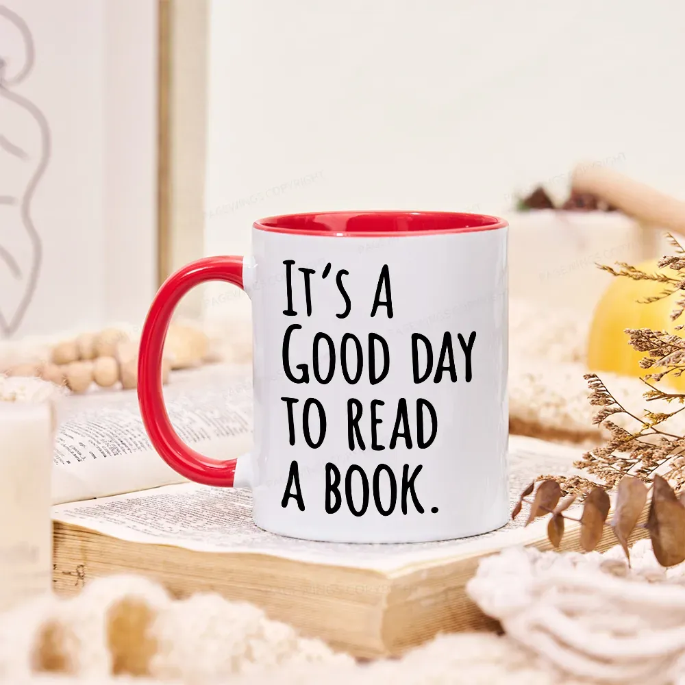 Pagewings It's A Good Day To Read A Book Mug
