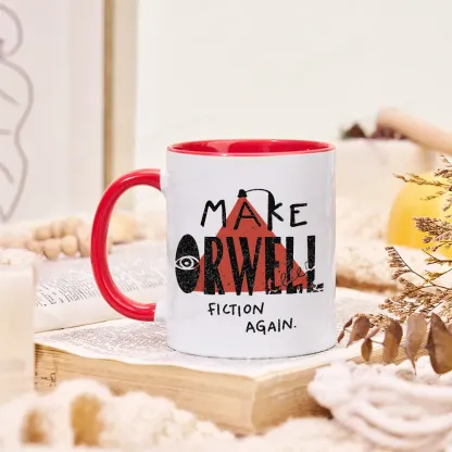 Pagewings Make Orwell Fiction Again Mug