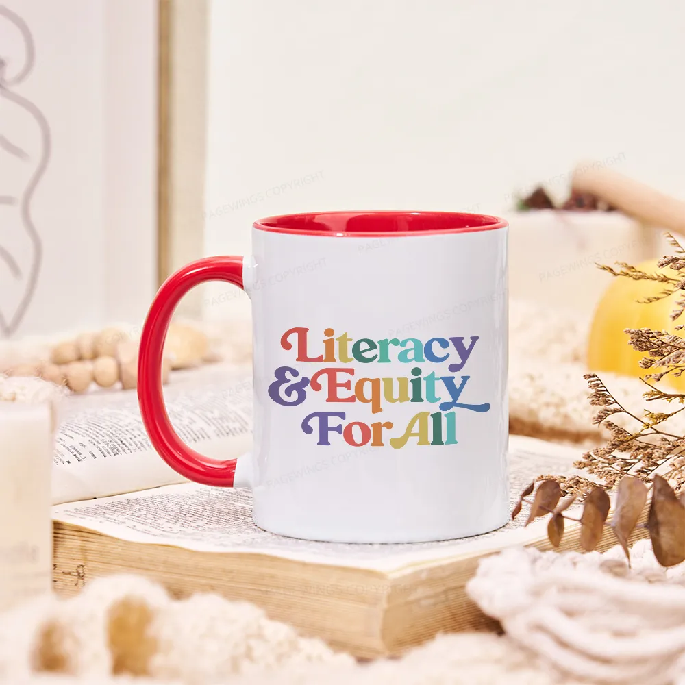 Pagewings Literacy & Equity For All Mug