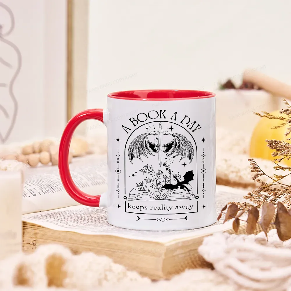 Pagewings A Book a Day Dragon Mug