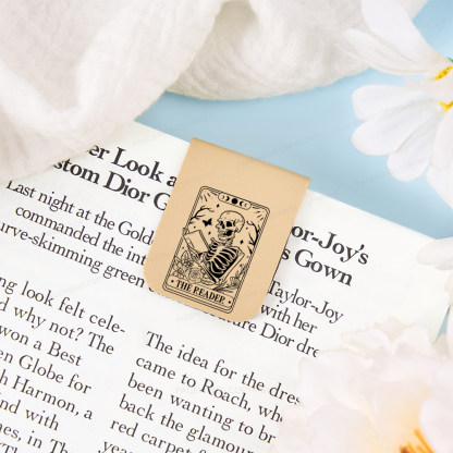 Pagewings Halloween The Reader Tarot Card Feathers Quotes Magnetic Bookmark