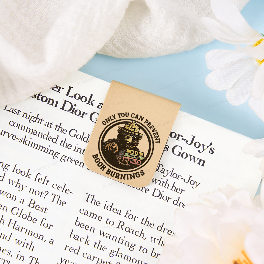 Pagewings Only You Can Prevent Book Burnings Feathers Quotes Magnetic