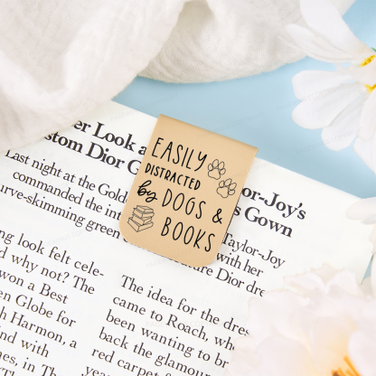 Pagewings Dogs And Books Feathers Quotes Magnetic Bookmark