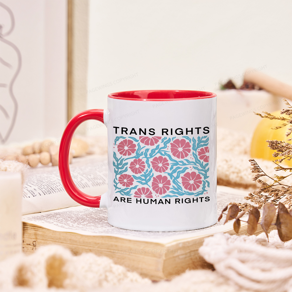 Pagewings Trans Rights Are Human Rights Mug