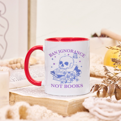Pagewings Ban Lgnorance Not Books Mug