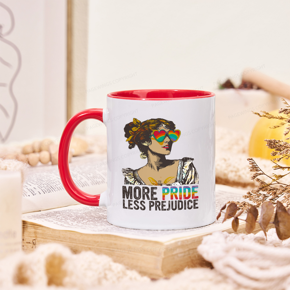 Pagewings More Pride Less Prejudice Mug