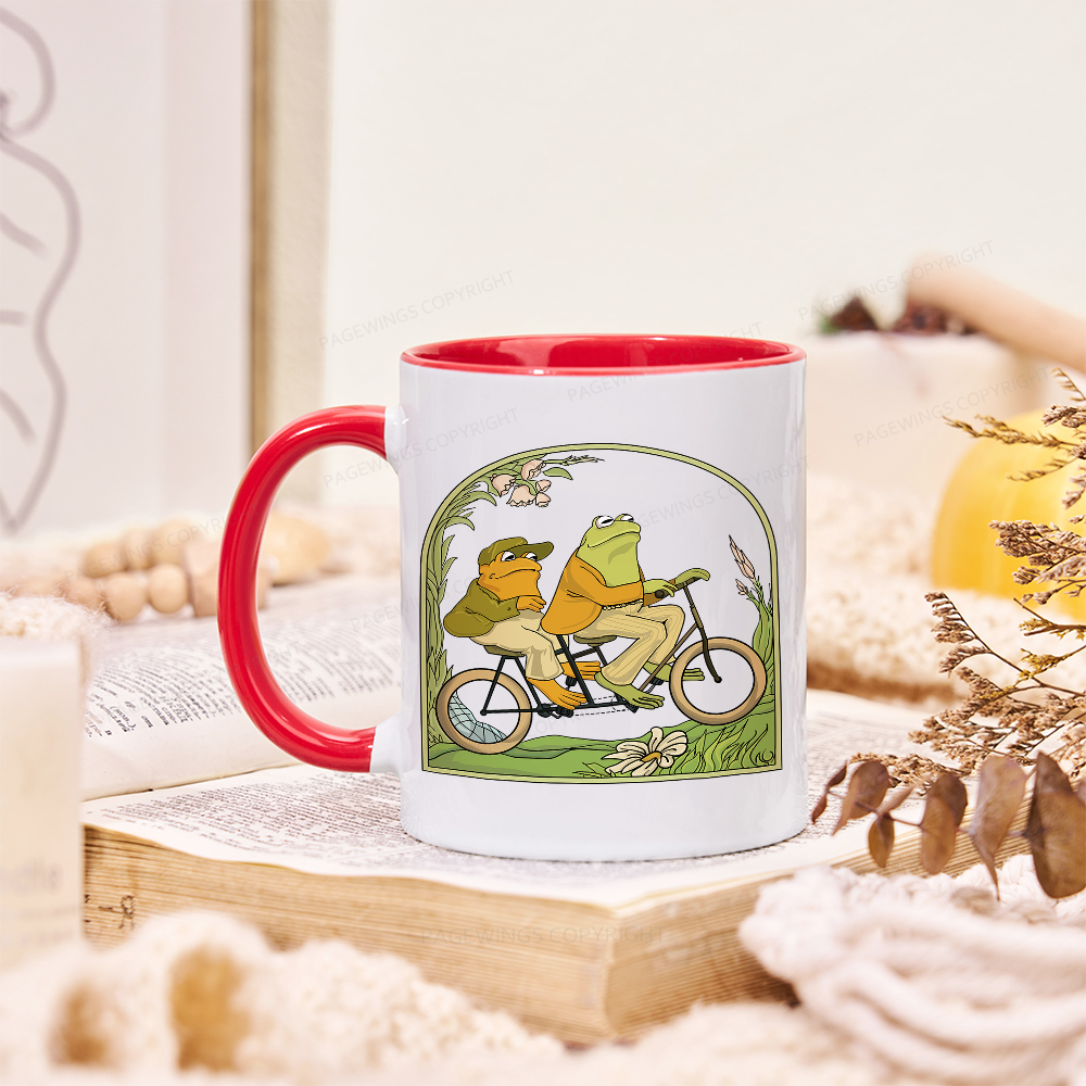 Pagewings Frog And Toad Book Vintage Mug