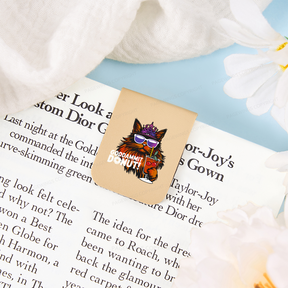 Pagewings Goddammit Donut Magnetic Bookmark
