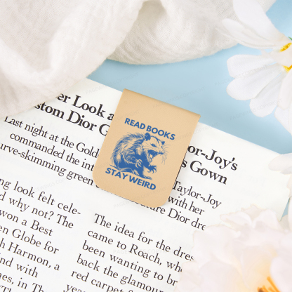 Pagewings Read Books Stay Weird Magnetic Bookmark