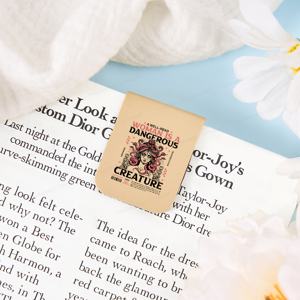 Pagewings  A Well-Read Woman is A Dangerous Creature Magnetic Bookmark