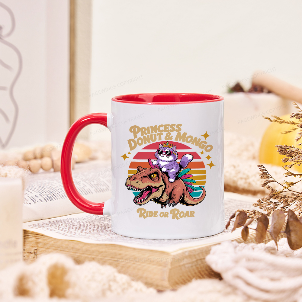 Pagewings Princess Donut & Mongo Mug
