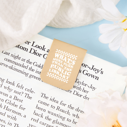 Pagewings Punk The Public Library Magnetic Bookmark