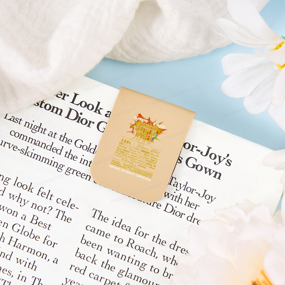 Pagewings Dungeon Crawler World Tour Magnetic Bookmark