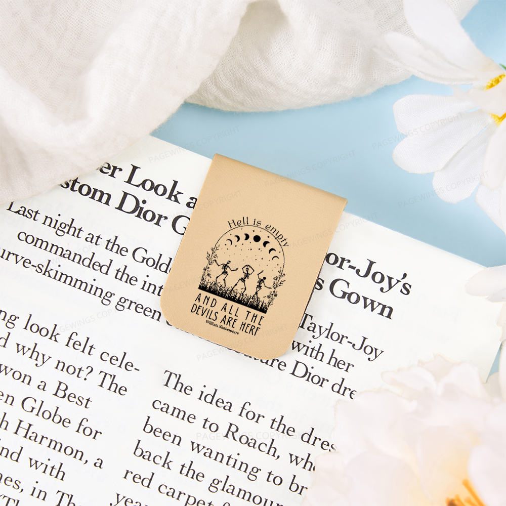 Pagewings Hell is Empty and all the Devils are Here Magnetic Bookmark