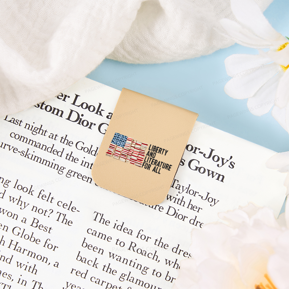 Pagewings Liberty And Literature For All Magnetic Bookmark