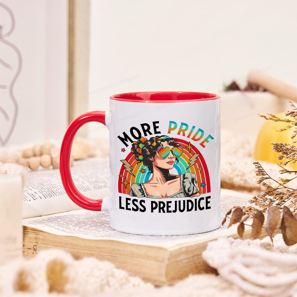 Pagewings More Pride Less Prejudice Mug