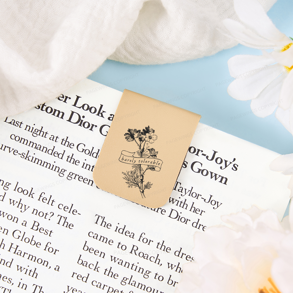 Pagewings Barely Tolerable Magnetic Bookmark
