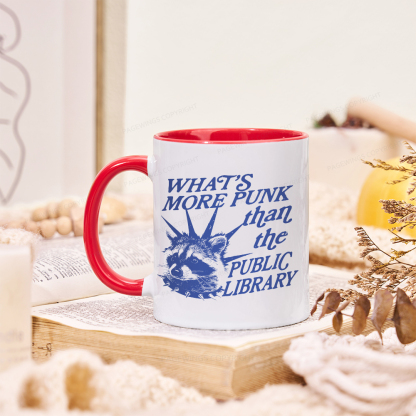 Pagewings What’s More Punk Than The Public Library Mug