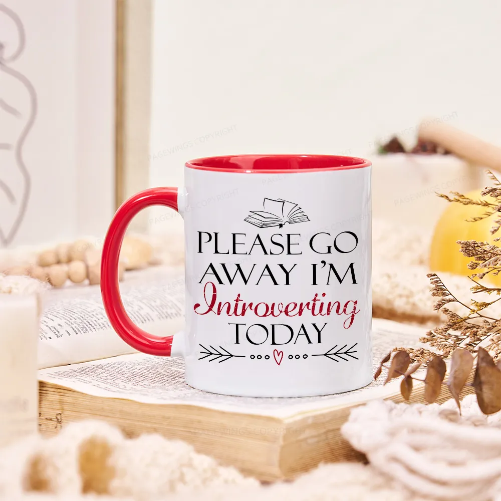 Pagewings I'm Introverting Today Mug