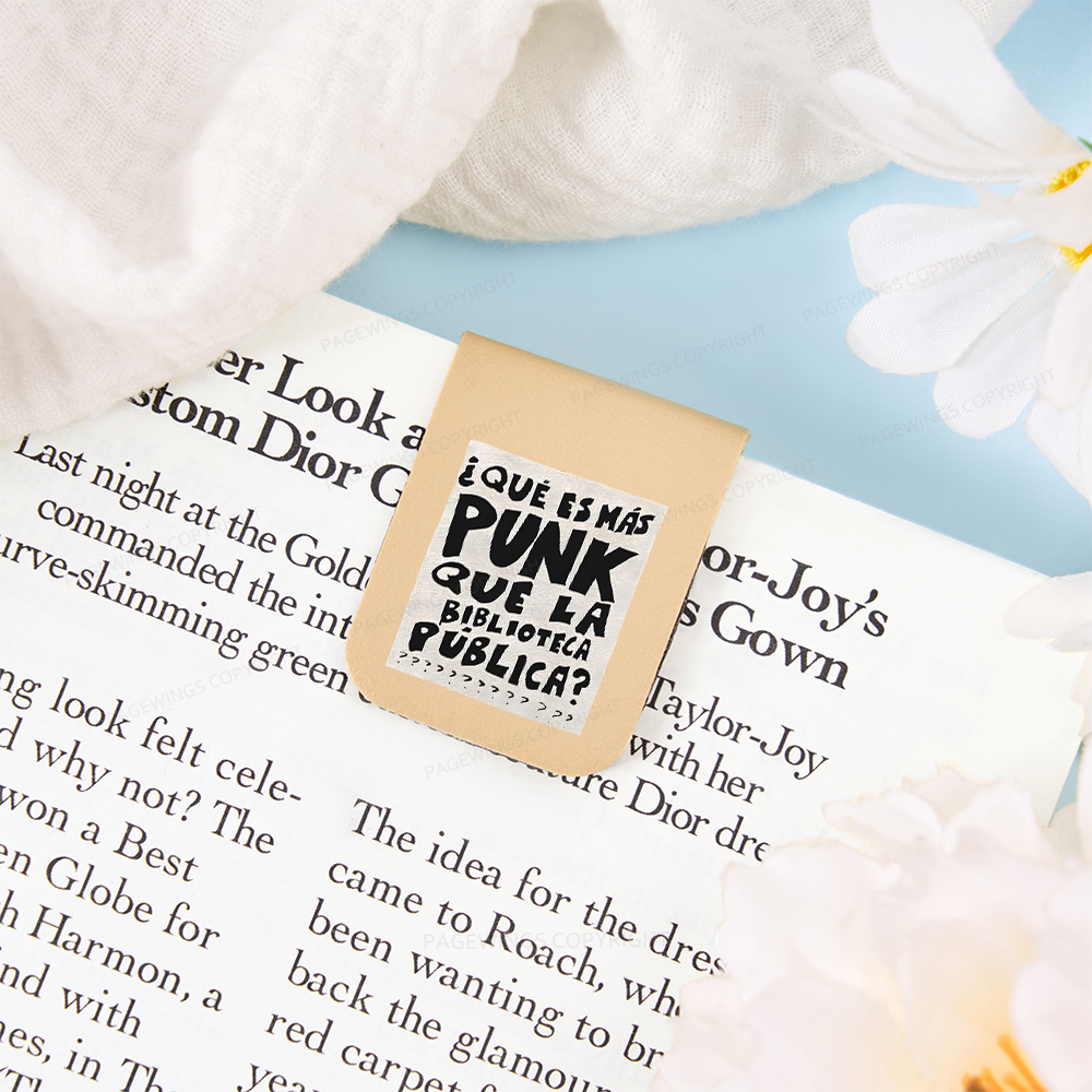 Pagewings What's More Punk Than The Public Library Magnetic Bookmark