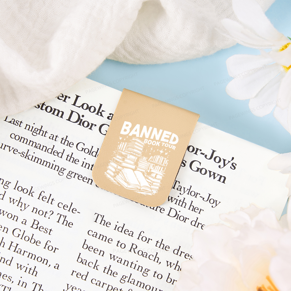 Pagewings Banned Books Tour Magnetic Bookmark