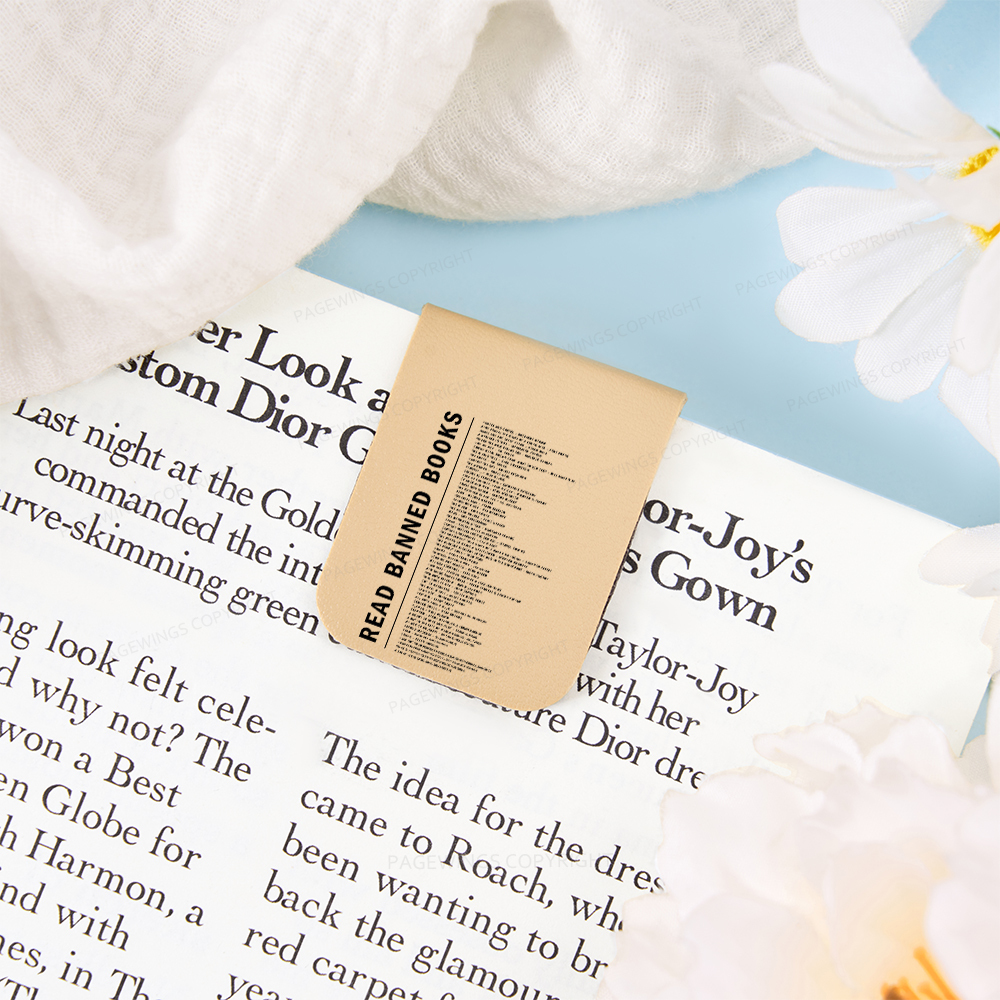 Pagewings Banned Books Tour Magnetic Bookmark