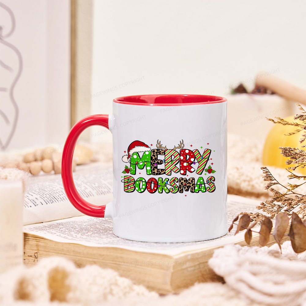 Pagewings Merry Booksmas Mug