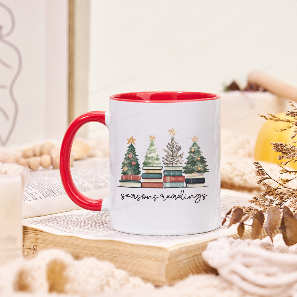Pagewings Bookish Christmas Mug