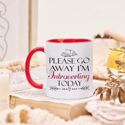 Pagewings I'm Introverting Today Mug