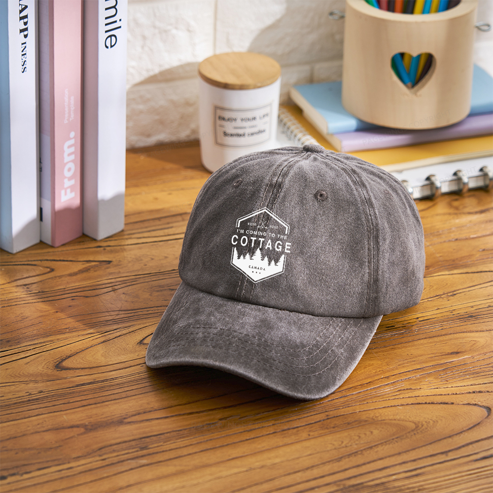 Pagewings Coming To The Cottage Washed Cap