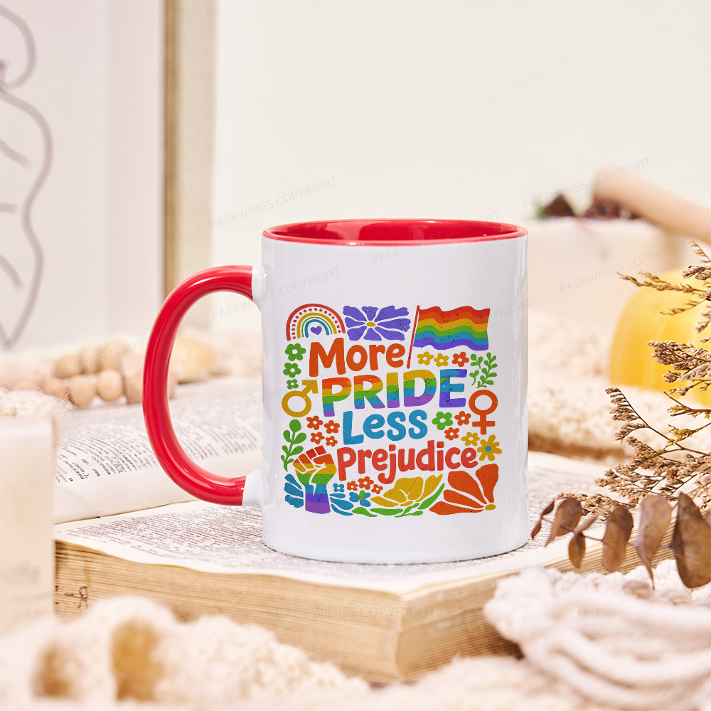Pagewings More Pride Less Prejudice Mug