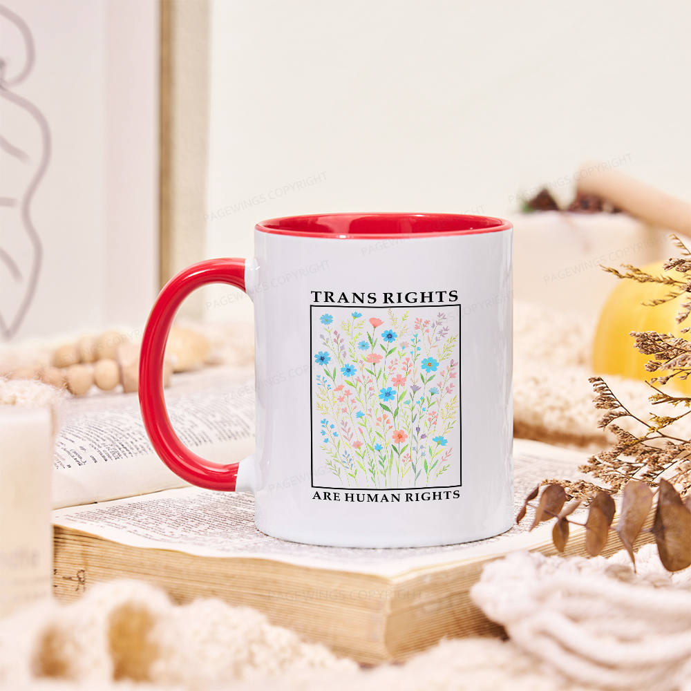 Pagewings Trans Rights Are Human Rights Mug