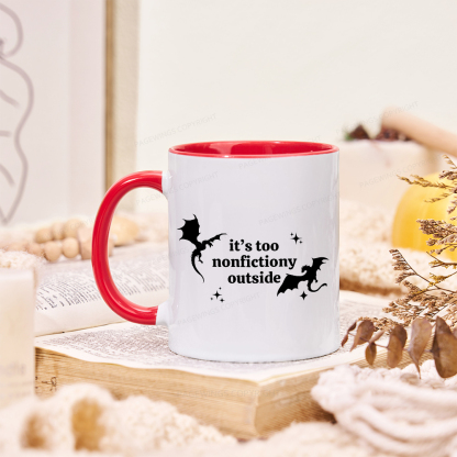 Pagewings Pagewings It’s Too Nonfictiony Outside Mug