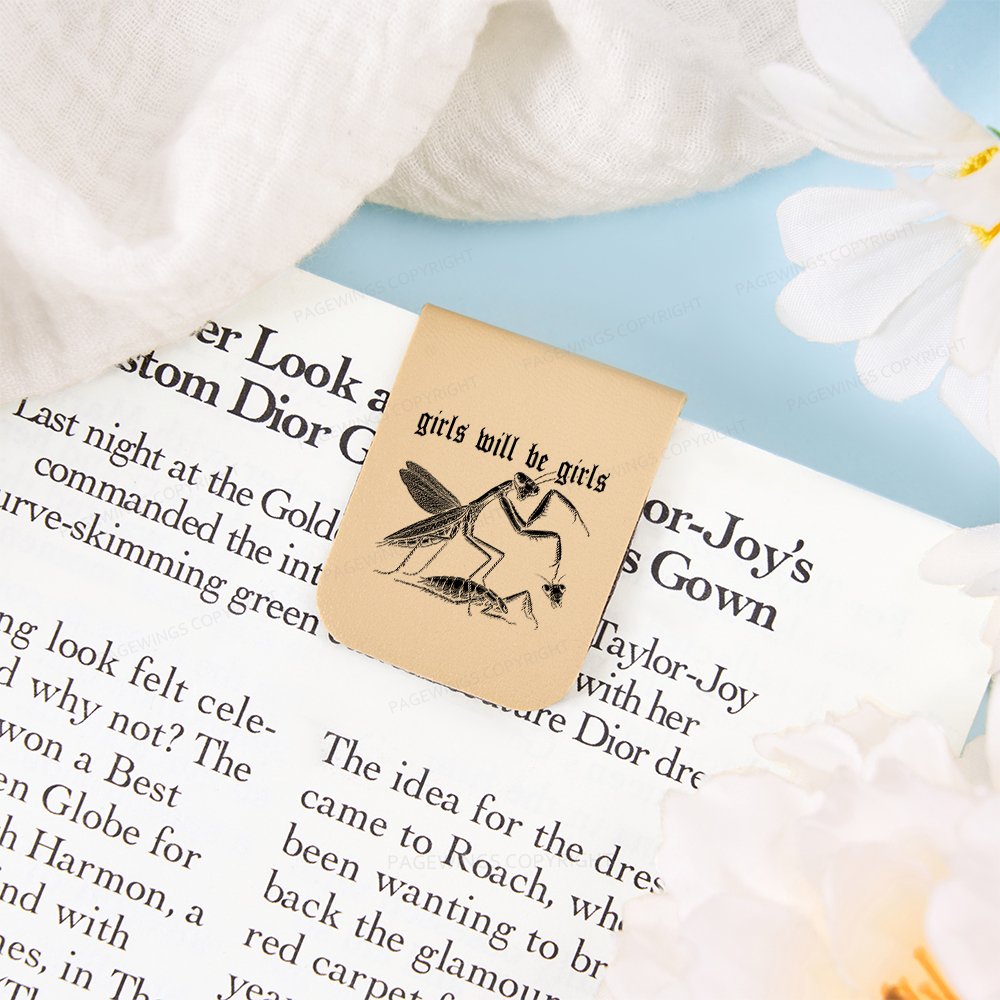 Pagewings Girls Will Be Girls Magnetic Bookmark