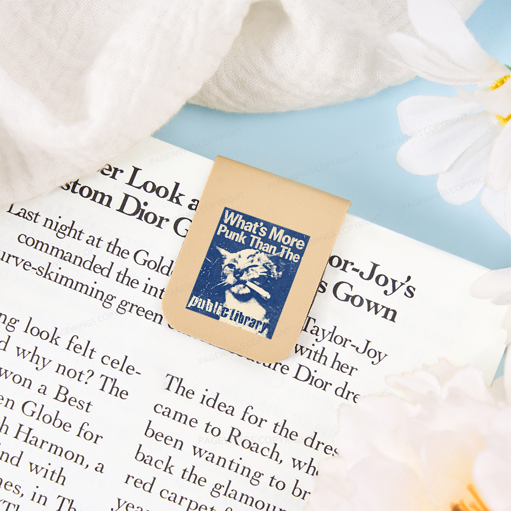 Pagewings What's More Punk Than The Public Library Magnetic Bookmark
