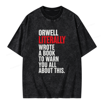 Pagewing I Literally Wrote A Book To Warn You All About This Unisex Washed T-shirt