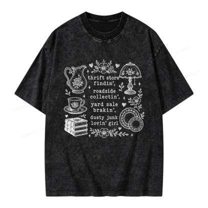 Pagewing Antique Lover Unisex Washed T-shirt