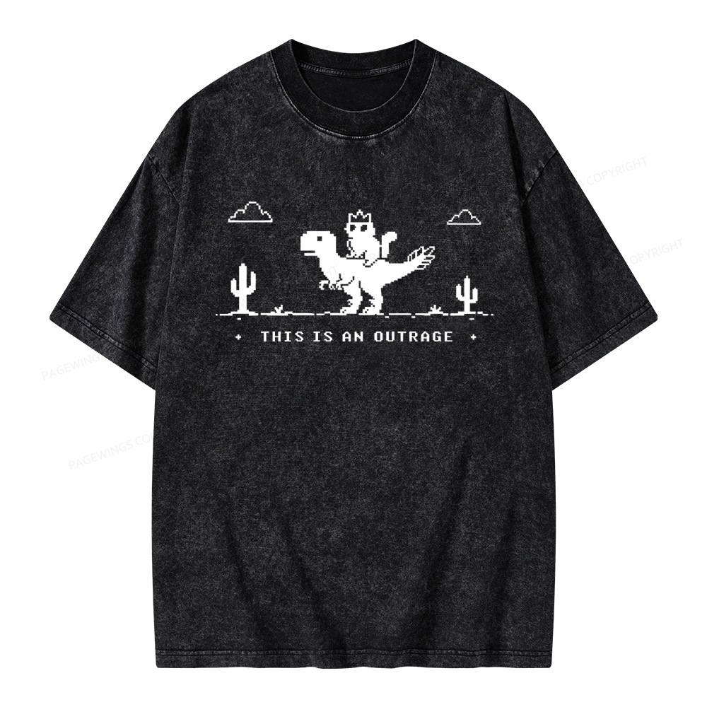 Pagewing Sci Fi Books Lover Unisex Washed T-shirt