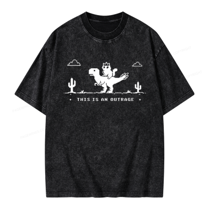 Pagewing Sci Fi Books Lover Unisex Washed T-shirt