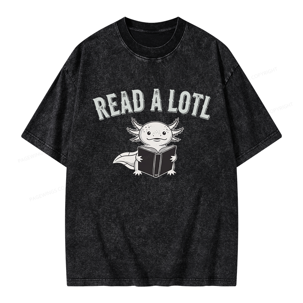 Pagewing Read A Lotl Unisex Washed T-shirt